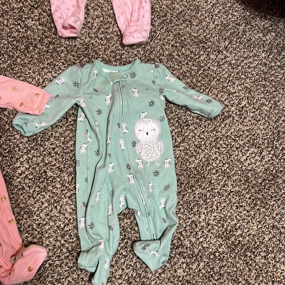 Carter's Pajamas 3 Month And 3 Month Baby Girl Sleepers Poshmark
